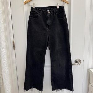 BDG Black High-Rise Wide Leg Flare Jeans